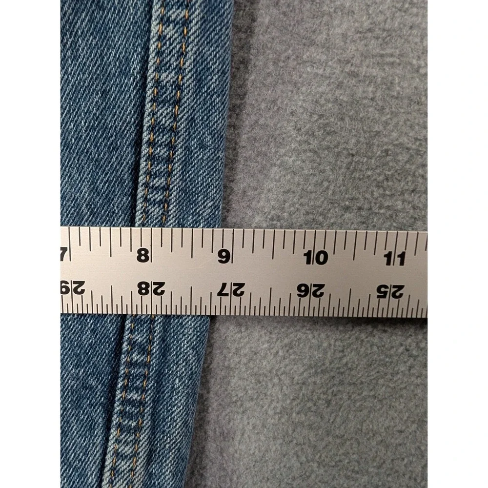 Levi's 505 Jeans Mens 38x32 Blue Denim Regular Fit Straight Leg Light Wash